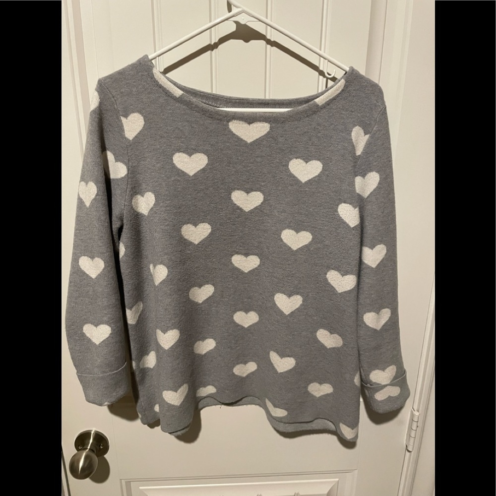 Cynthia Rowley heart sweater
